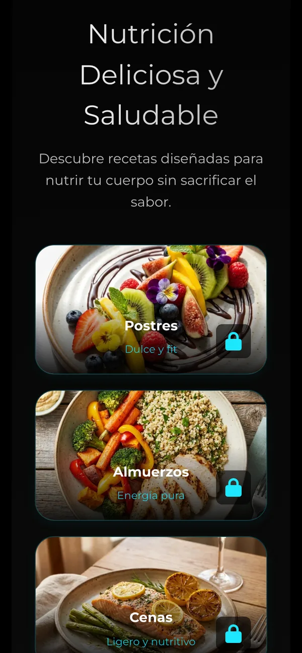 Nadie Como Tú: Recetas y nutrición